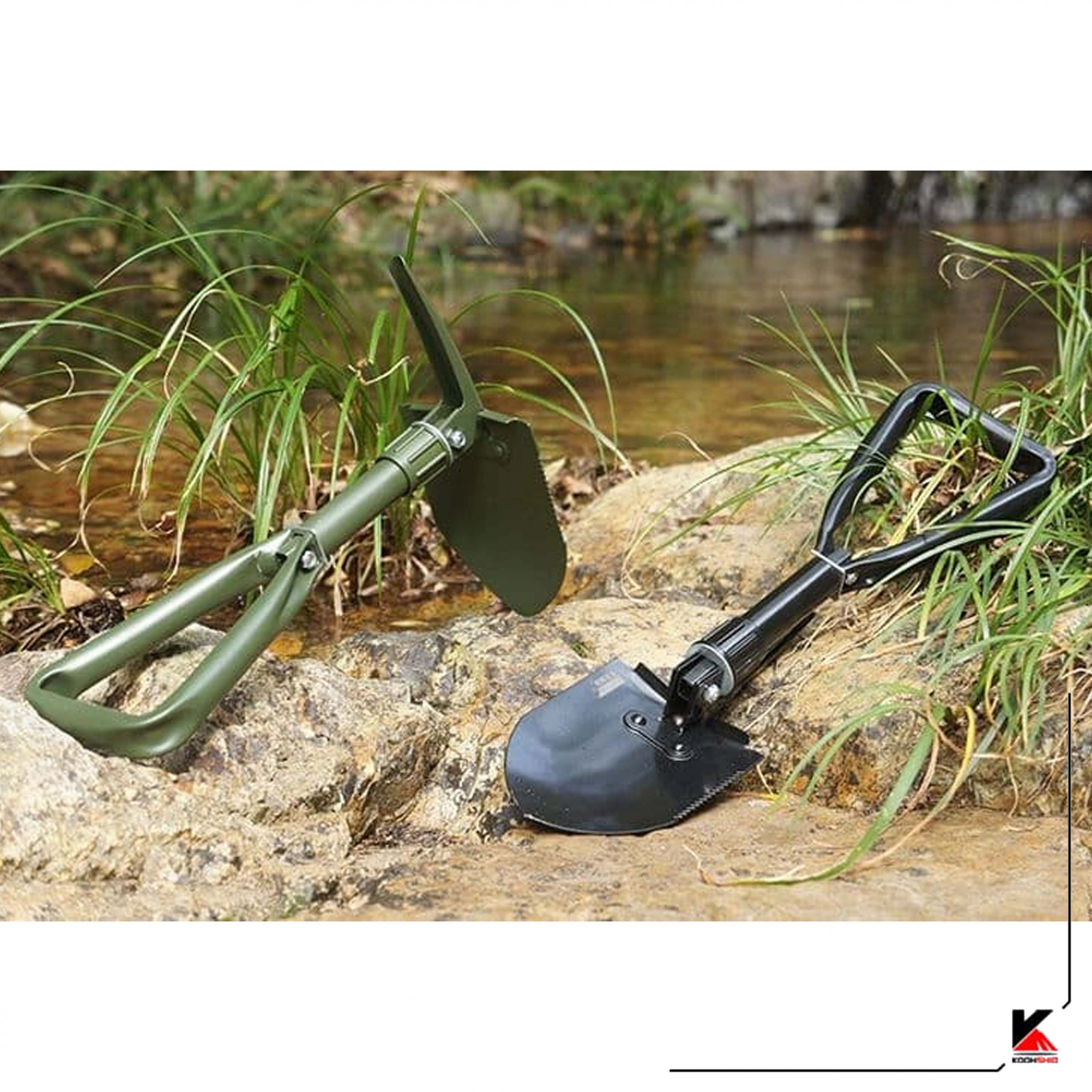 بیلچه چند منظوره دسته دار